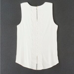 Daniel Rainn Quin Keyhole Crochet Top